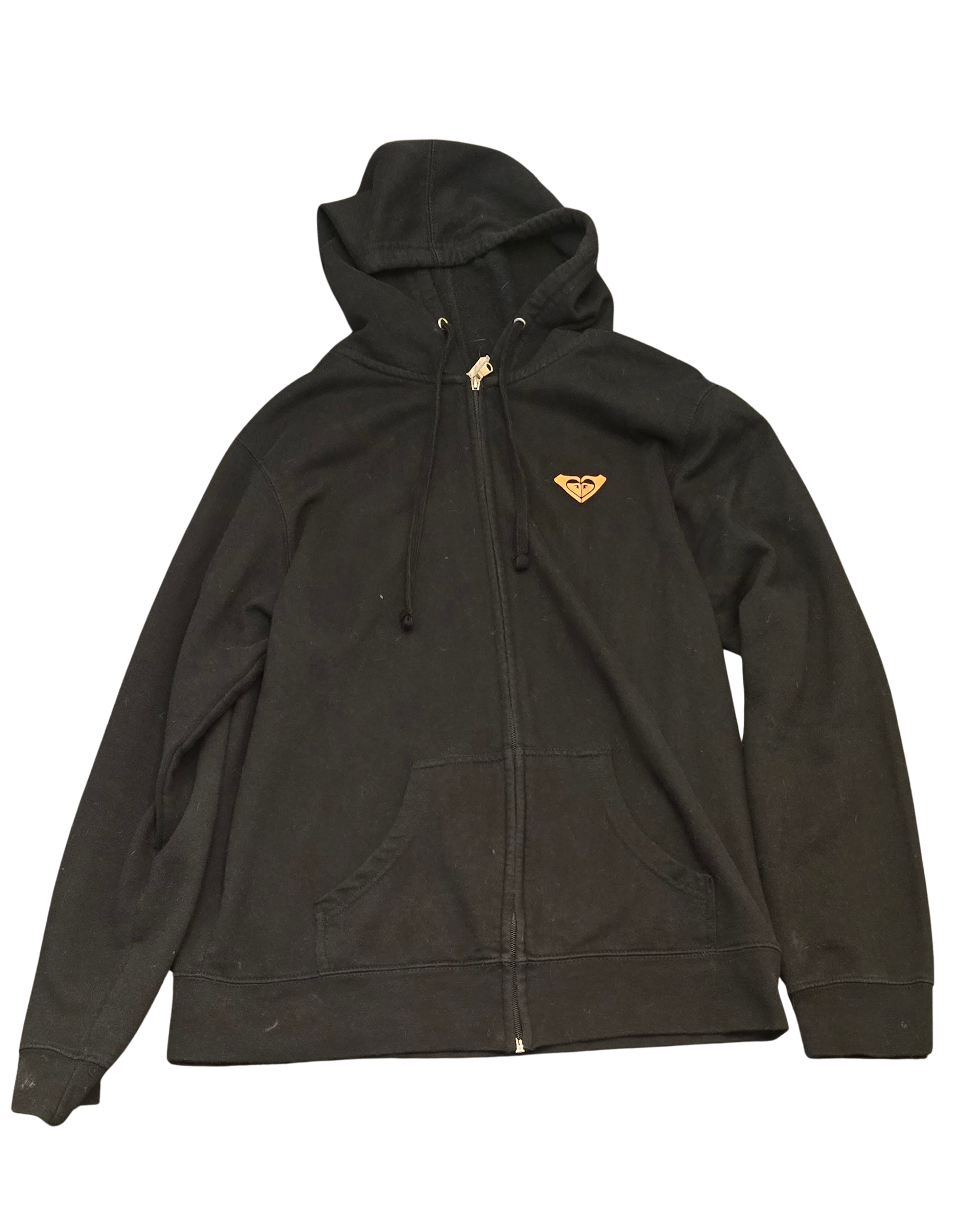 🌺 Roxy Black “Hawaii” Zip-Up Hoodie – Women’s XL (Softly Seasoned)