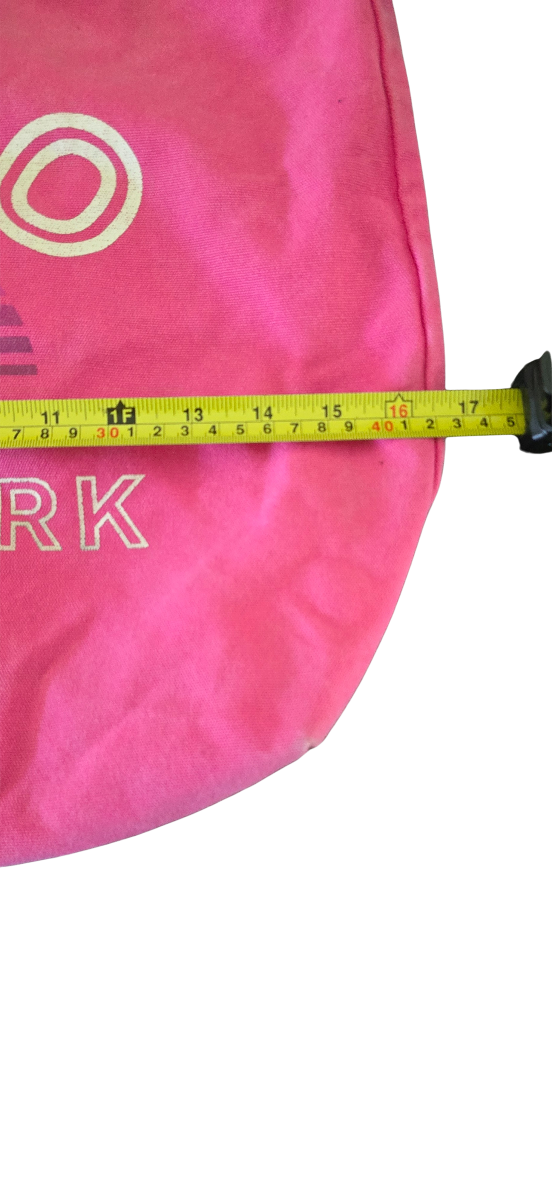 Aero Large Tote Bag – Pink with Handles – 17" x 15" (Gently Loved)