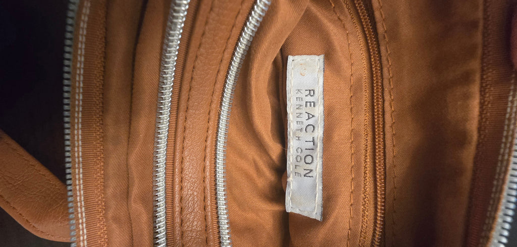 Kenneth Cole Reaction Small Purse – Brown with Long Shoulder Strap