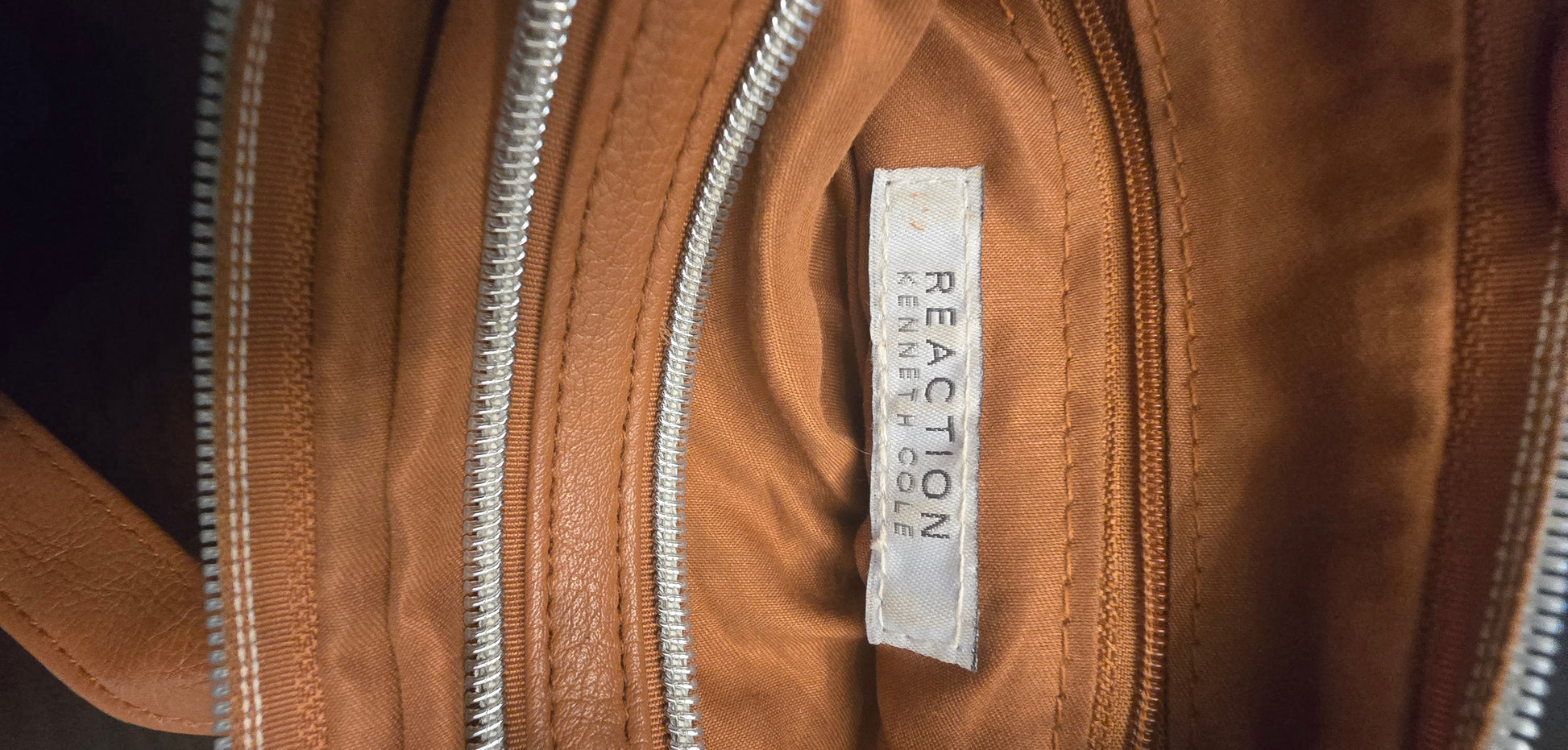Kenneth Cole Reaction Small Purse – Brown with Long Shoulder Strap