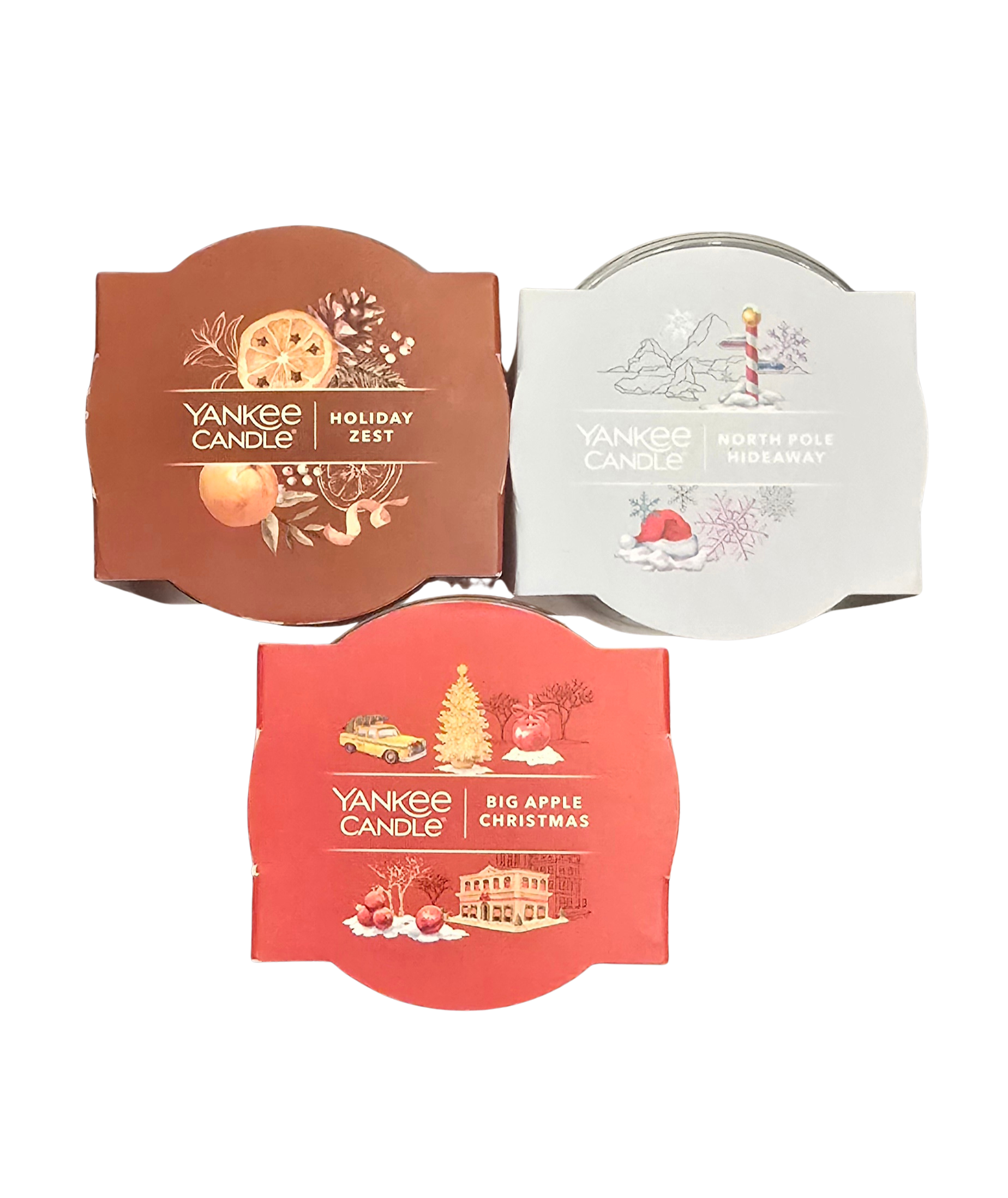 🎁 Holiday Minis Trio by Yankee Candle – 1.3 oz each