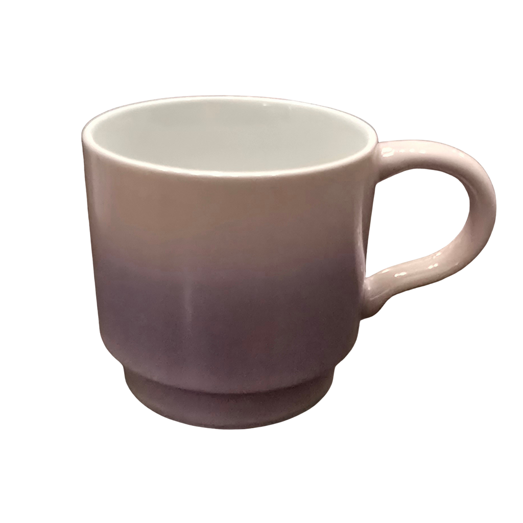 ☕ Mainstays Coffee Mug Set – Sun &amp; Ombre Purple – 14 oz Each (New)