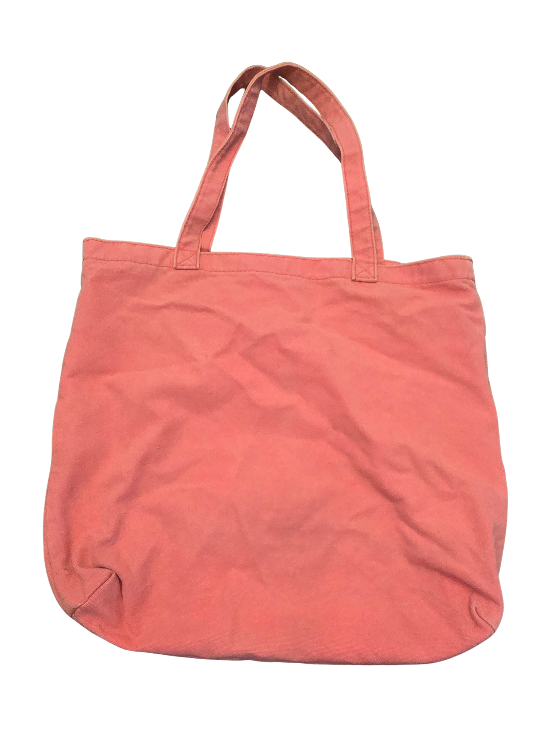 Aero Large Tote Bag – Pink with Handles – 17" x 15" (Gently Loved)