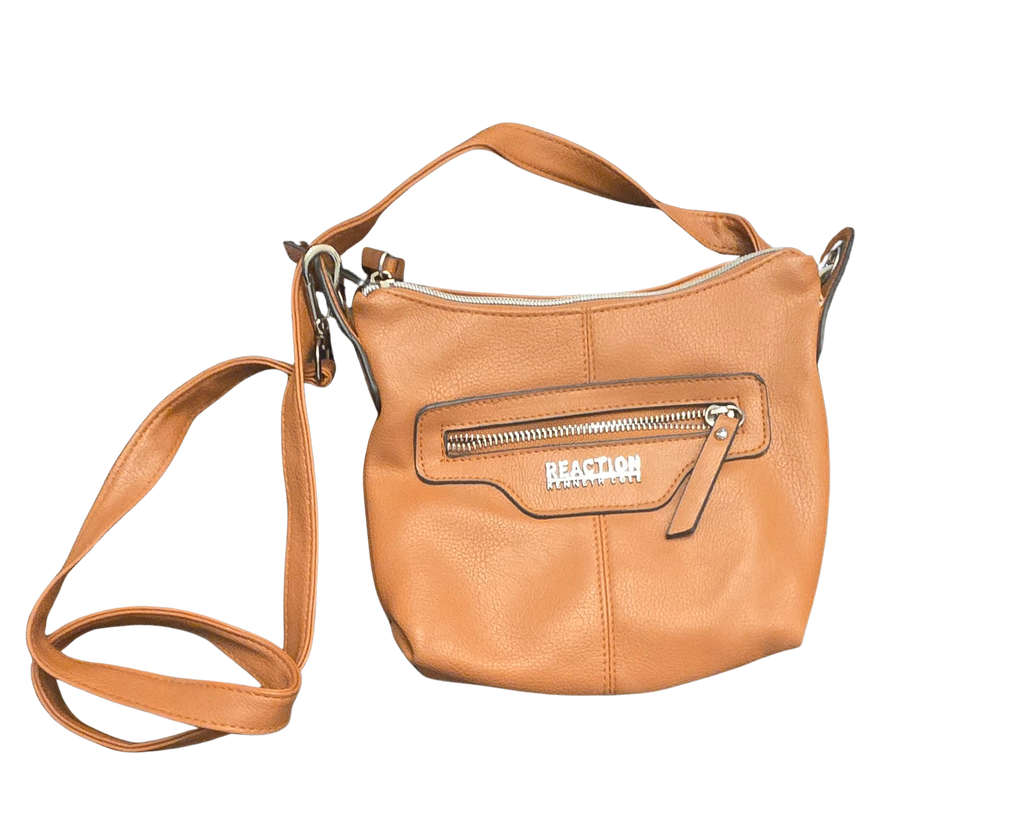 Kenneth Cole Reaction Small Purse – Brown with Long Shoulder Strap