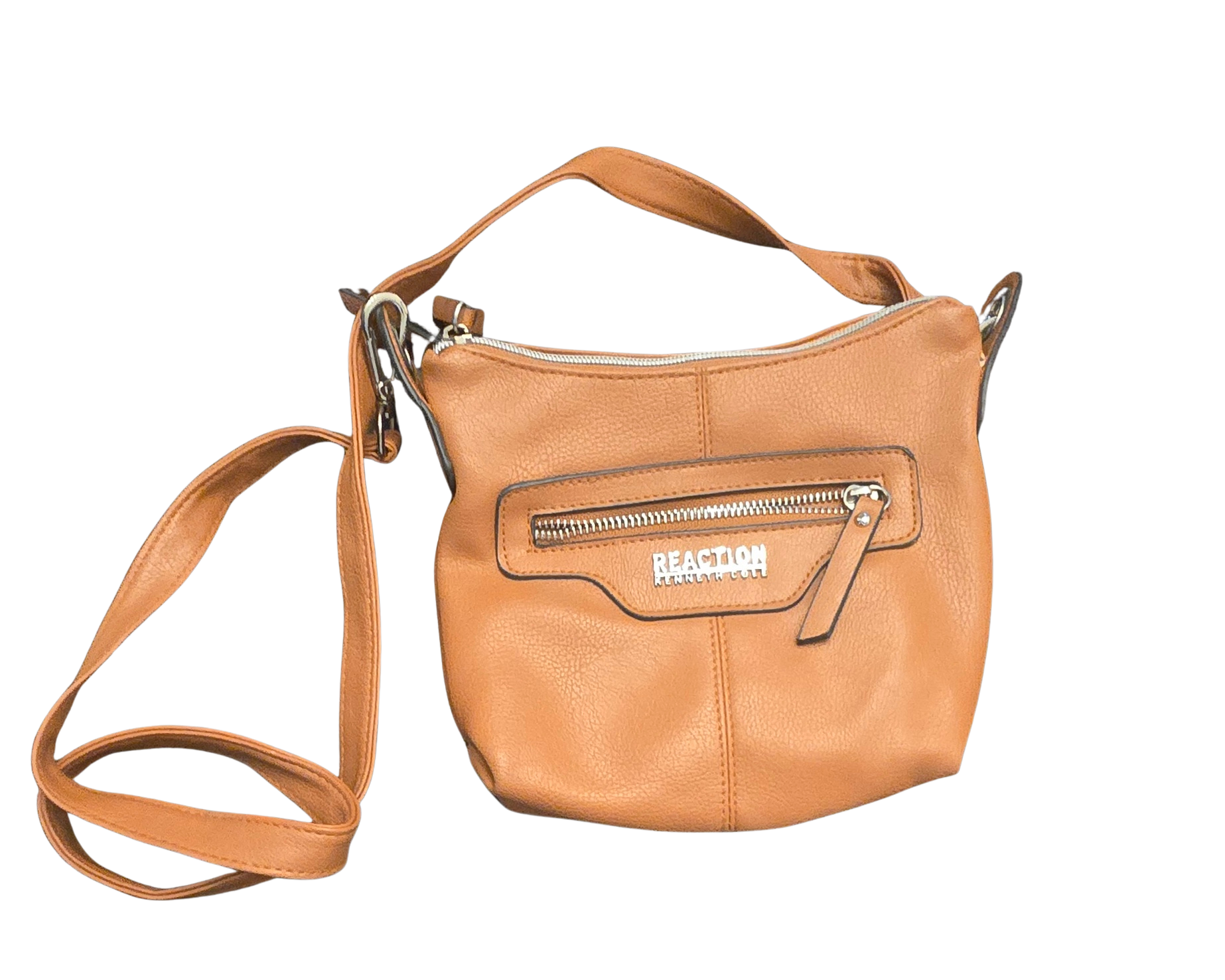 Kenneth Cole Reaction Small Purse – Brown with Long Shoulder Strap
