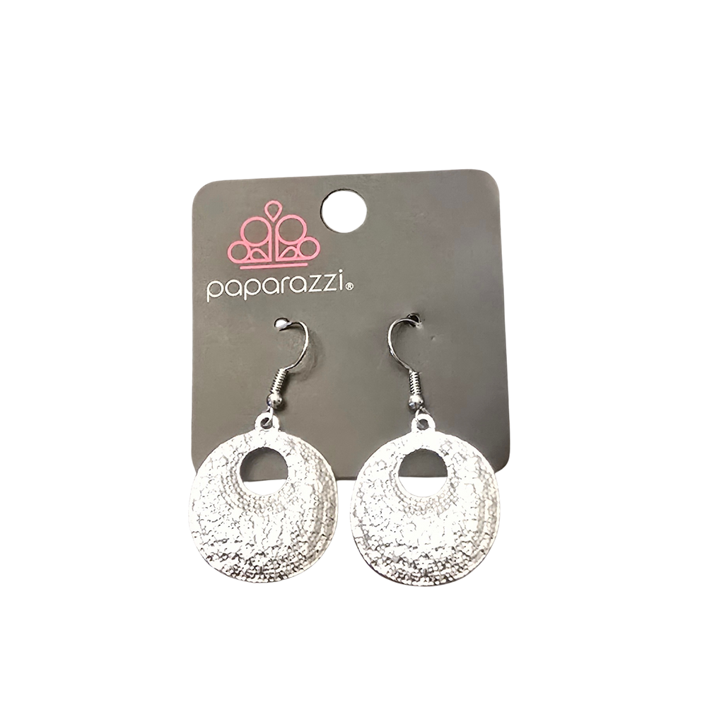 ✨ Paparazzi “A Taste for Texture” Earrings – Silver Tone