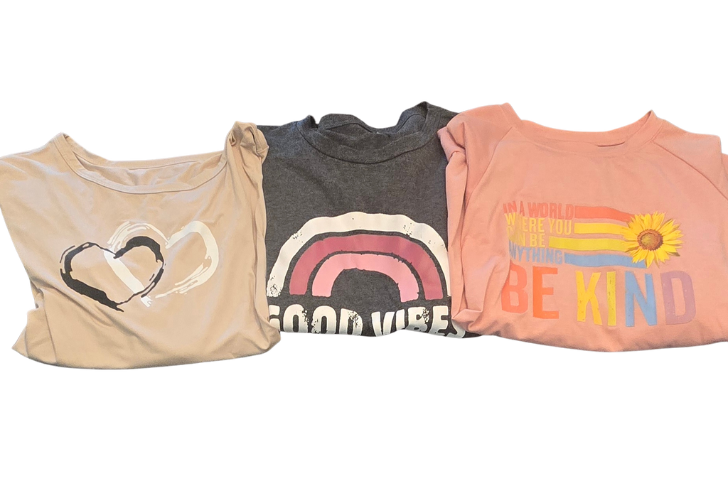Women’s Size Large Long Sleeve Shirt Bundle – Set of 3 Stylish Tops
