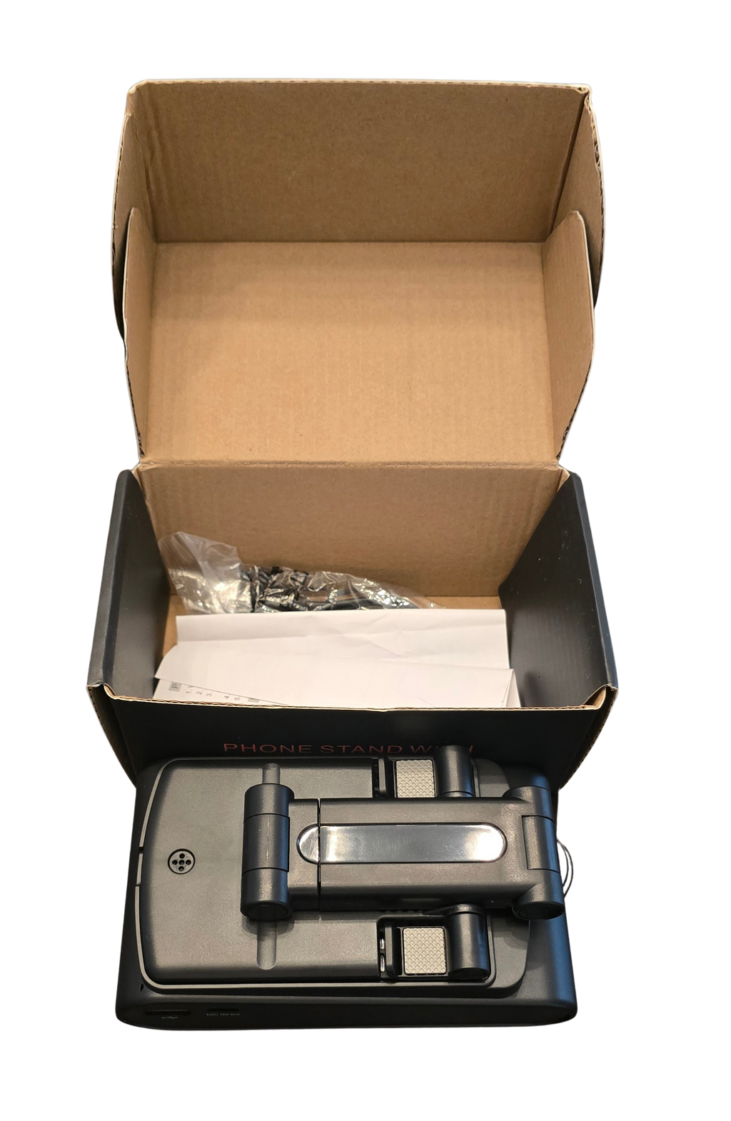 Mobile Phone Stand with Wireless Speaker – New in Box