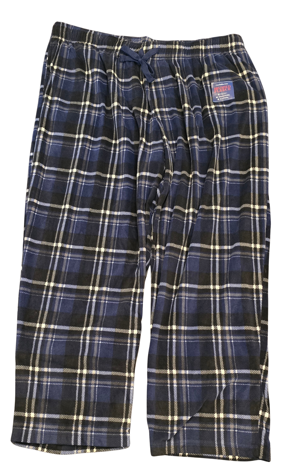 Craft & Barrow Men’s Pajama Pants – Size 2X, Dark Blue