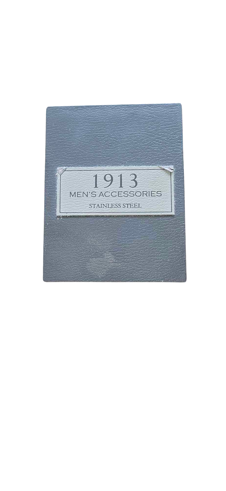 Men’s 1913 Stainless Steel Cross Necklace – 24" Chain, New in Box