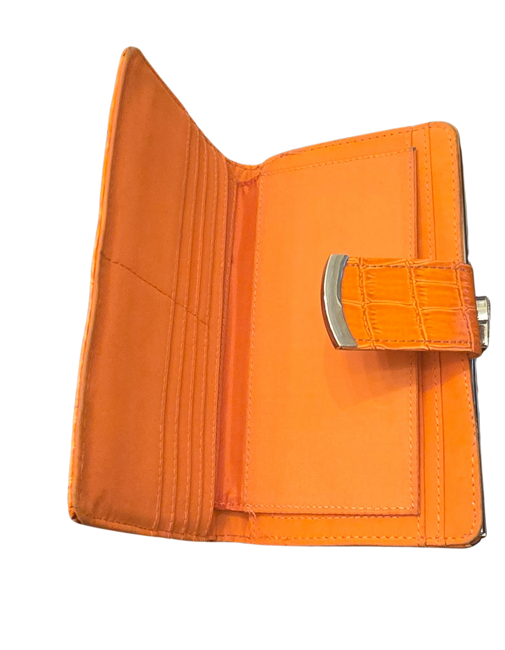 Large Orange Wallet – Plently of Space