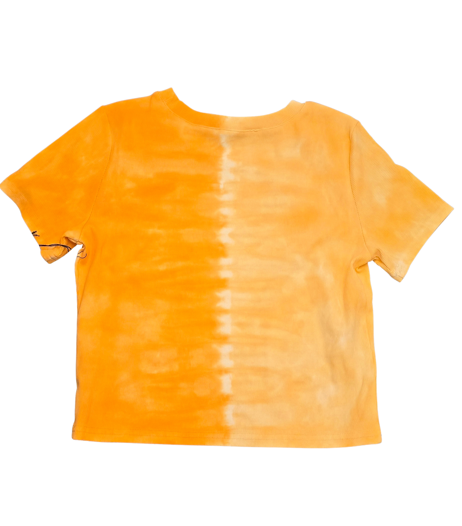 🍊 Forever 21 Orange Ombre Cropped T-Shirt – New with Tags