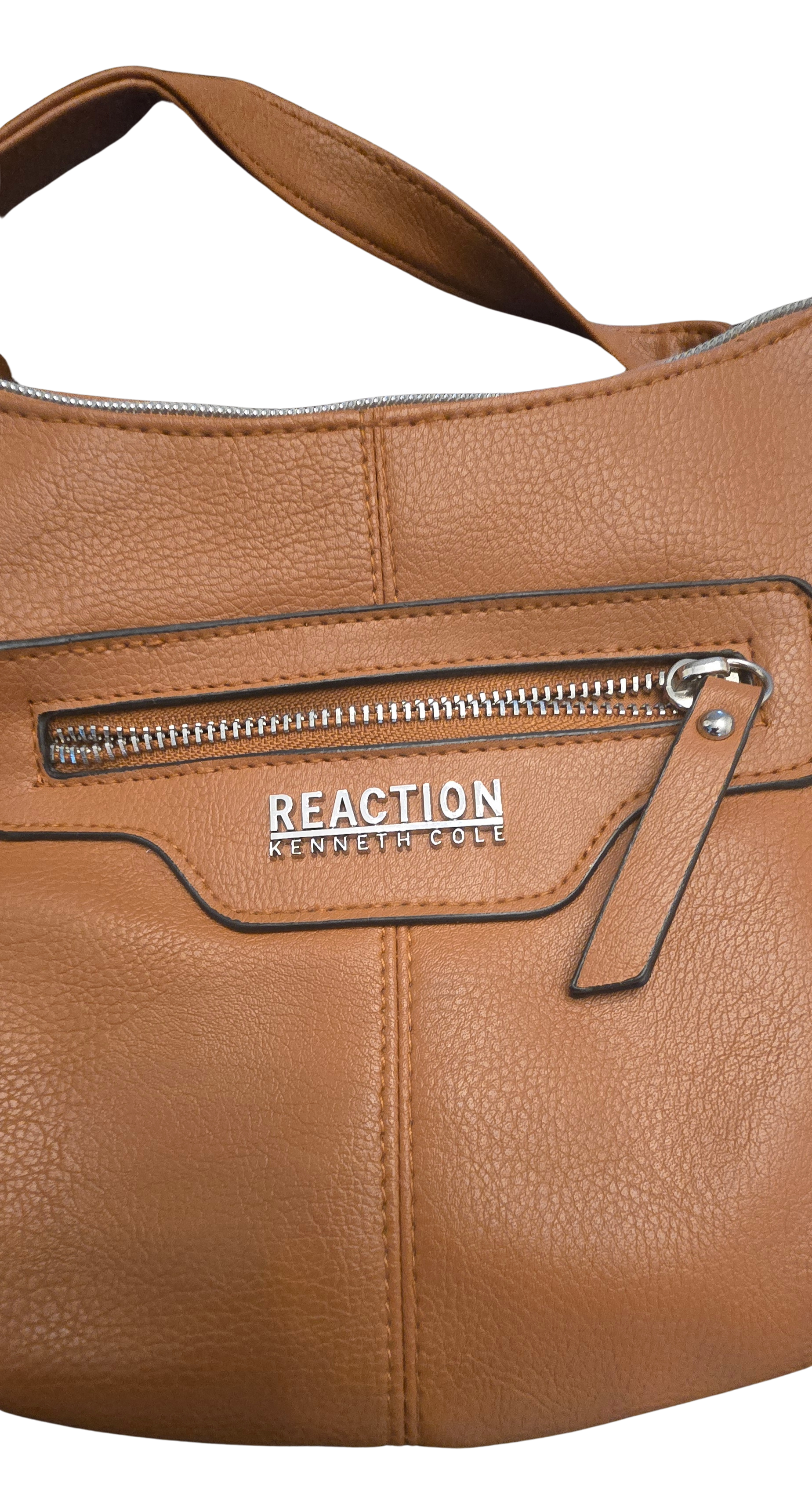 Kenneth Cole Reaction Small Purse – Brown with Long Shoulder Strap